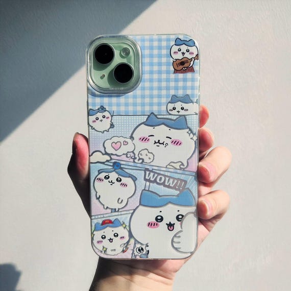 Custom Hachiware-inspired iPhone 16 15 Case Pro Max, Anime