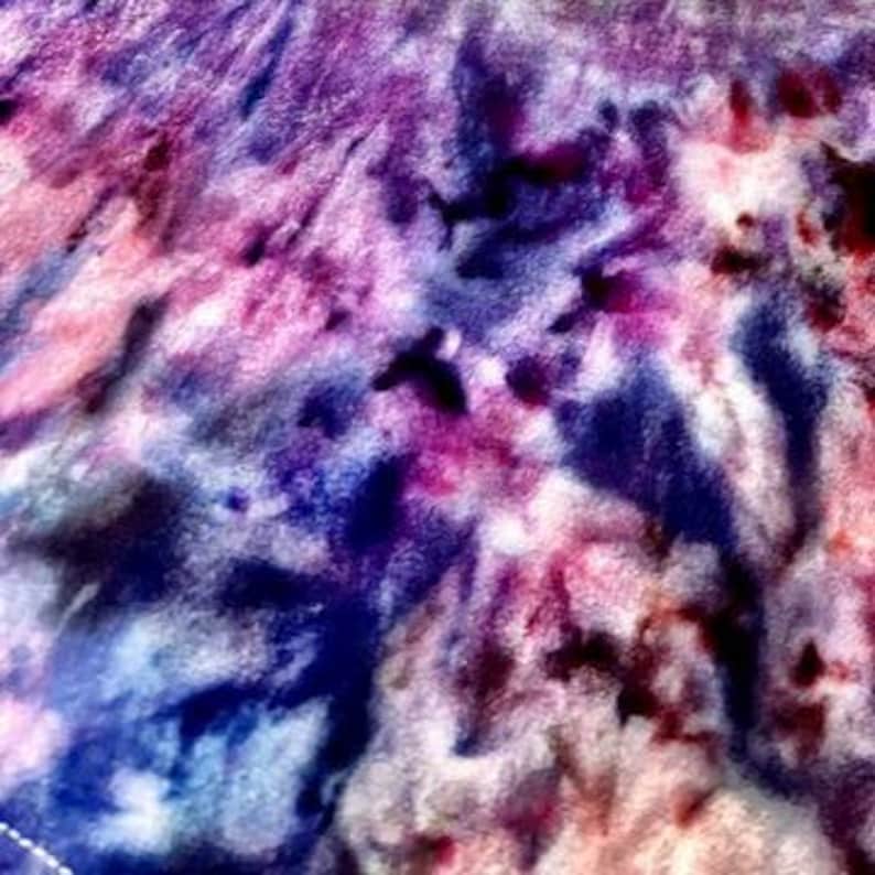 Hand Dyed Mandala Tie Dye Shirt | Purple Geode Ice Dye Tee, XL bild 4