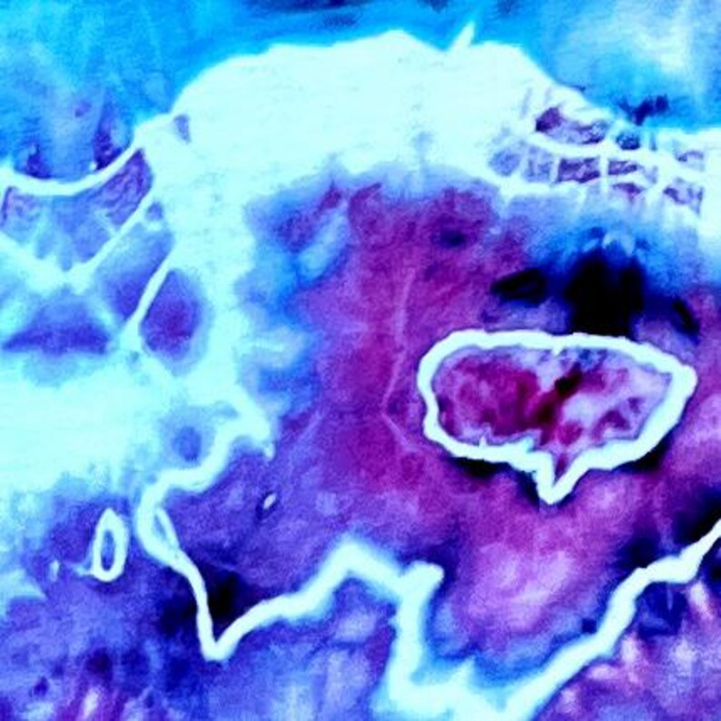 May include: Abstract watercolor painting with a blend of blue, purple, and white hues. The artwork features organic shapes and flowing lines, creating a dynamic and ethereal composition. The color palette evokes a sense of depth and movement.