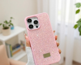 Étui de luxe en diamant avec strass pour iPhone 17 16 15 14 13 12 11 Pro Max 16 Plus - Étui de protection antichoc scintillant