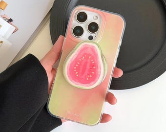 Guava Magnetische Griff Handyhülle für iPhone 17/16/15/14/13 Pro Max - MagSafe Stand Halter Cover