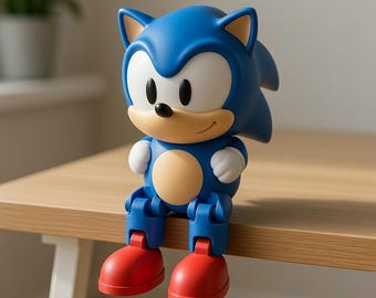 Archivo STL de Sonic Flexi - Impresión 3D - Figura con imán de coche opcional