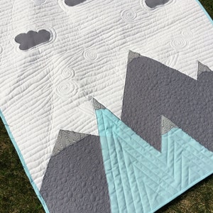 MADE TO ORDER Mountain Crib Quilt image 2