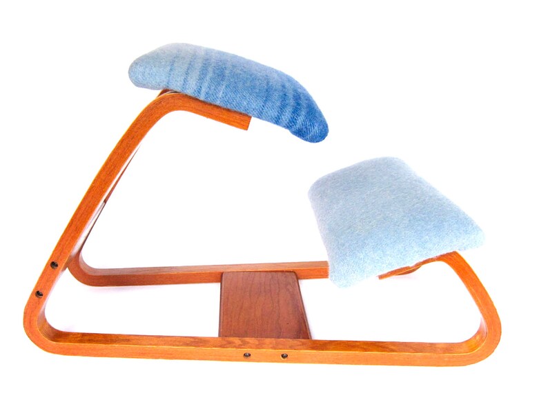 Vintage Chair Ergonomic Kneeling Etsy