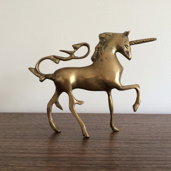 Brass Unicorn Figurine