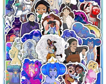 Knights Sticker Sheet of Guinevere - Vinyl Decals For Laptop Gifts 40 Piece