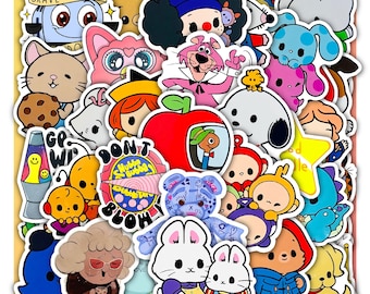 Nostalgia Sticker Sheet - Vinyl Decals 40 Piece
