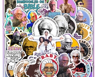 God Bless Sticker Sheet -Righteous Gemstones Inspired Vinyl Decal 40 Pieces