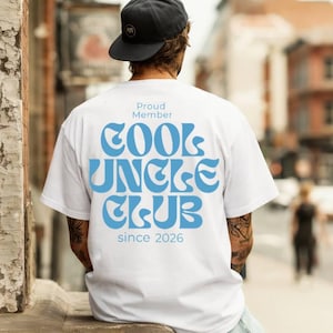 Personlig cool farbror-tröja, cool farbror-t-shirt, farbrorpresent, presentidé, farbrorpresent, överdimensionerad, personlig skjorta, ny farbror