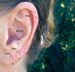 Little Cartilage Hoop Earrings Set of 3 - 14K Gold Fill 22 Gauge Gold Hoop - Thin Gold Hoops - Helix Piercing Hoops - Ear Huggie Hoops 