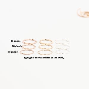 Thin Silver Gold nose ring, 22g gold septum ring, 6mm small gold hoop earrings 14k gold cartilage hoop, 8mm 10mm gold fill,  helix piercing