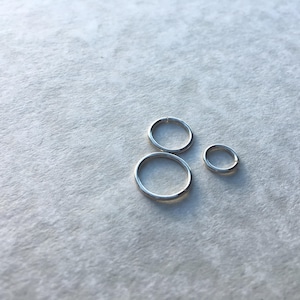 925er Silber Knorpel-Creolen für Helix, Tragus, Turm-Piercing