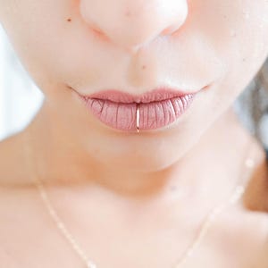 20g Lip Ring Hoop, Delicate Thin Fake Lip Piercing, 8mm Snug Adjustable Lip Ring, Tiny Lip Ring Gold, kim lip ring, Lip Cuff, Lip Ring Fake image 8