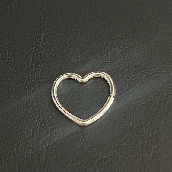 Rose Gold Rook Heart Ear Cuff, NO Piercing NECESSARY