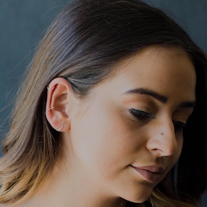 Rose Gold Cartilage Hoop, Hoop Earring Rose Gold, Small Rose Gold Hoops, Helix Ring 14k Rose Gold Fill, Piercing Jewelry, Gift For Woman Her