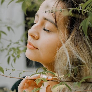 Super Ultra Thin Rose Gold Fill Nose Ring Hoop: 24 gauge Adjustable Snug Fit