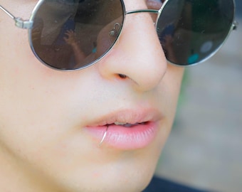 Winziger künstlicher Lippenring: 14k Gold Filled