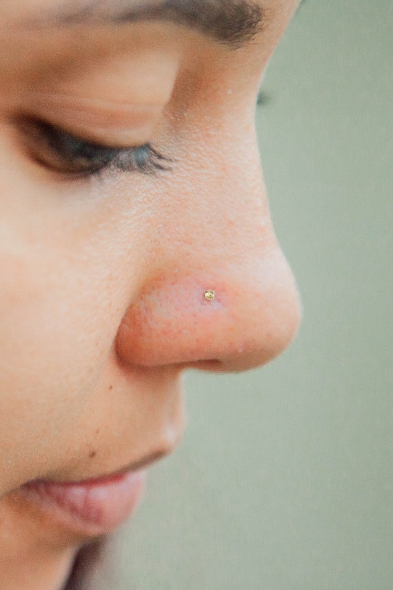 Cute small on sale nose studs