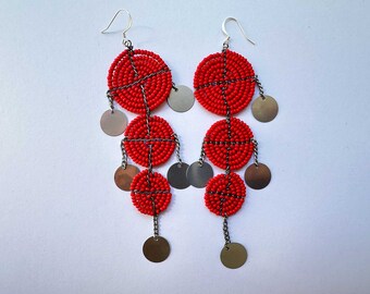 Maasai Diski Tatu Earrings 24/09