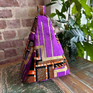 Afrikanischer Druck Pyramide Türstopper 25/03