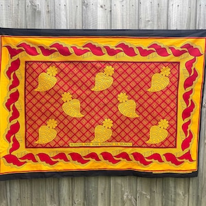 East African Nida Swahili Khanga Fabric 24/17