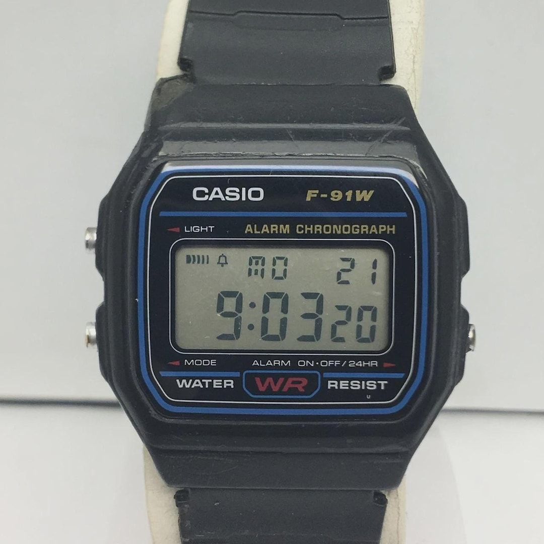 Module 593 Models Casio F-91W Module 593 Alarm Chronograph Digital Vintage Men’s Watch - Etsy