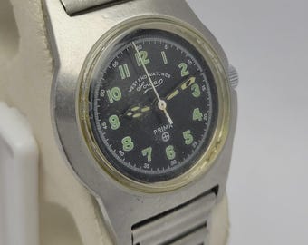 West End Watch Co Sowar Prima Military Manual Winding D 3721 Vintage Watch