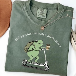 Comfort Colors Sped Teacher Frog Shirt Inclusion AAC Communications Tshirt SLP Therapist Tee Special Education Educator Gift BCBA Tee Shirts