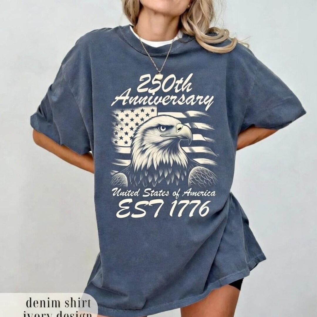 Happy 250th Anniversary United States Shirt Birthday 250 USA Tee ...