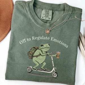 Off to Regulate Emotions Shirt, Mental Health Teacher Tee, Therapist Psychologist Gift, SEL Counselor Gift, Positive Tee, ADHD Shirt