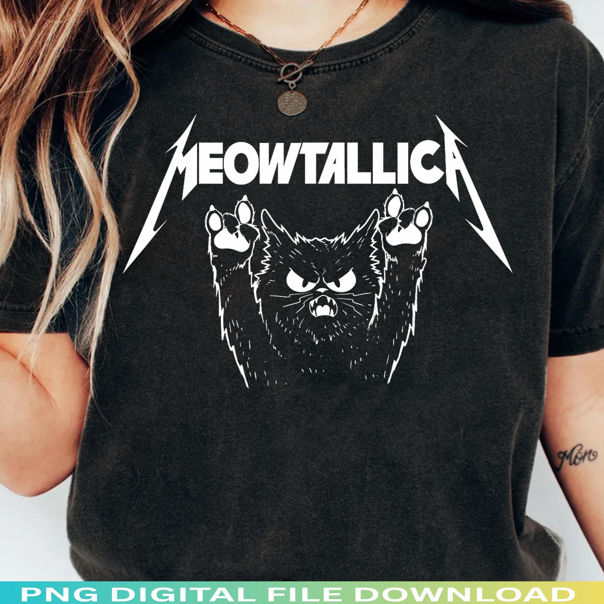 Meowtallica shirt - Etsy 日本