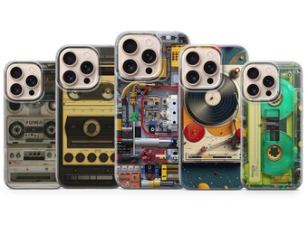 レトロテック 携帯ケース ヴィンテージゲームコンソールカバー iPhone 17Pro Max、16e、15、14、13 & Samsung S25 Ultra、S24 FE、A56、A16、Pixel 10XL、9a、8、7用