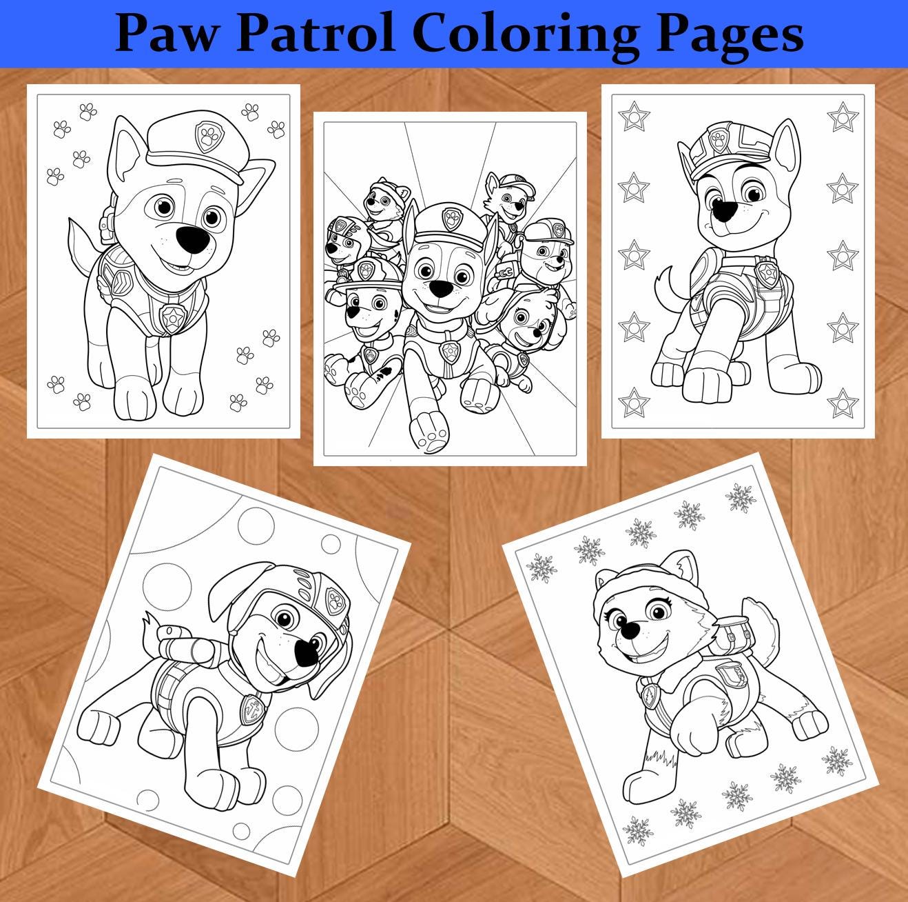 39 Bark-Tastic Dog Crafts: Creative Dog Craft Ideas for Kids 21 Cartoon Rescue Dogs Coloring Pages Printable PDF for Kids 57 pages…