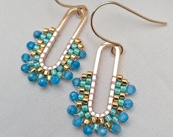 Colibri Dangle Earrings | Apatite