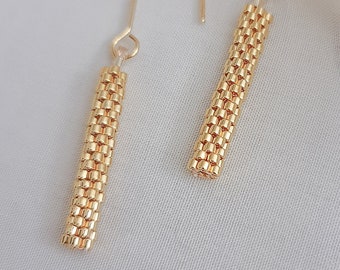 Classique Bar Dangles | Gold