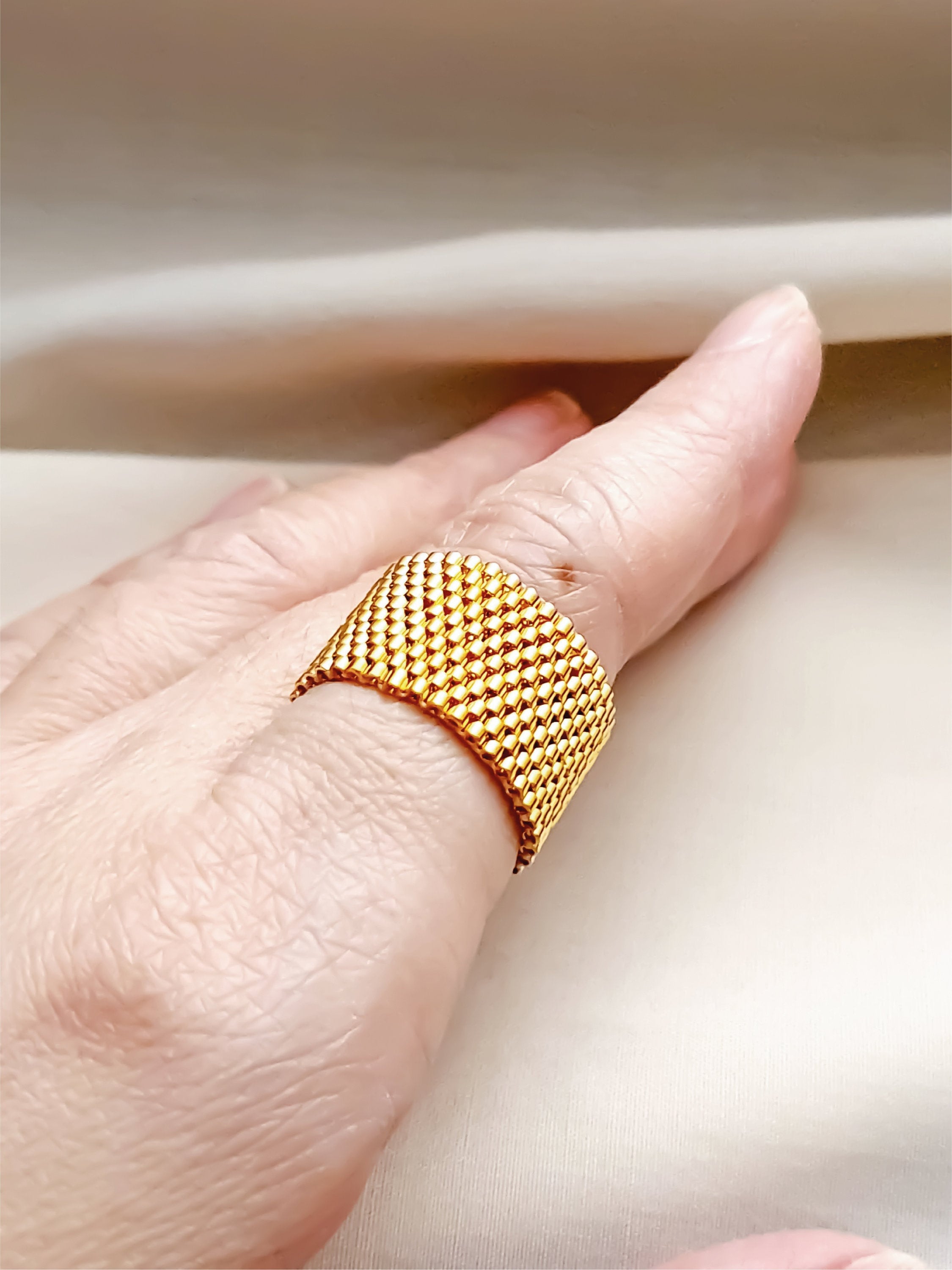 Women Fashion 24k Gold Finger Rings | 24k Gold Ring Wedding Yellow -  Engagement Rings - Aliexpress