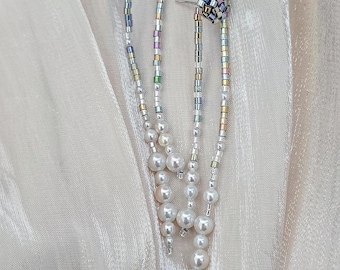 Aphrodite Pearl Tassels | Silver