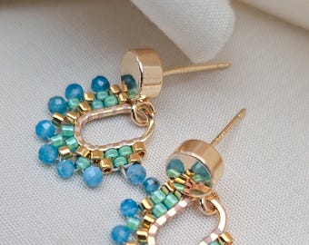 Colibri Petit Dangle Earrings | Apatite