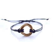 Brass Infinity Bracelet, Infinity Love Bracelet, Infinity Cord Bracelet, Couple Bracelet