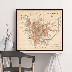 Munster map - Old map of Munster print - Fine print on paper or canvas