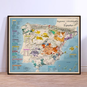 Regiões vinícolas da Espanha, mapa de vinhedos da Espanha, áreas vinícolas na Espanha, seu guia para vinhos espanhóis