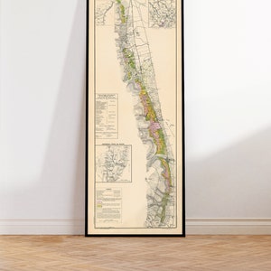 Les vins de Bourgogne, mapa de vinos de la región de Côte de Nuits, regalo francés, decoración de bodega, cartel de bar