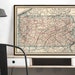 Freddie Furia reviewed Old map of Pennsylvania - Large map print on canvas or paper