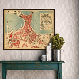 Map of Alexandria - Fine print - Giclee archival print on paper or canvas
