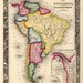 J Pearl reviewed Antique South America map Print