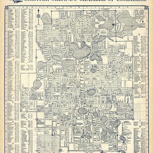 Orlando Map, Vintage Map of Greater Orlando, Minimalist Style Decor ...