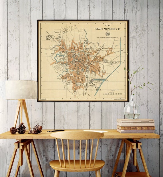 Munster map - Old map of Munster print - Fine print on paper or canvas