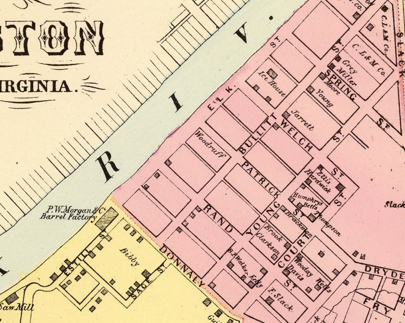 cheap discounts in USA Map of Charleston, West Virginia