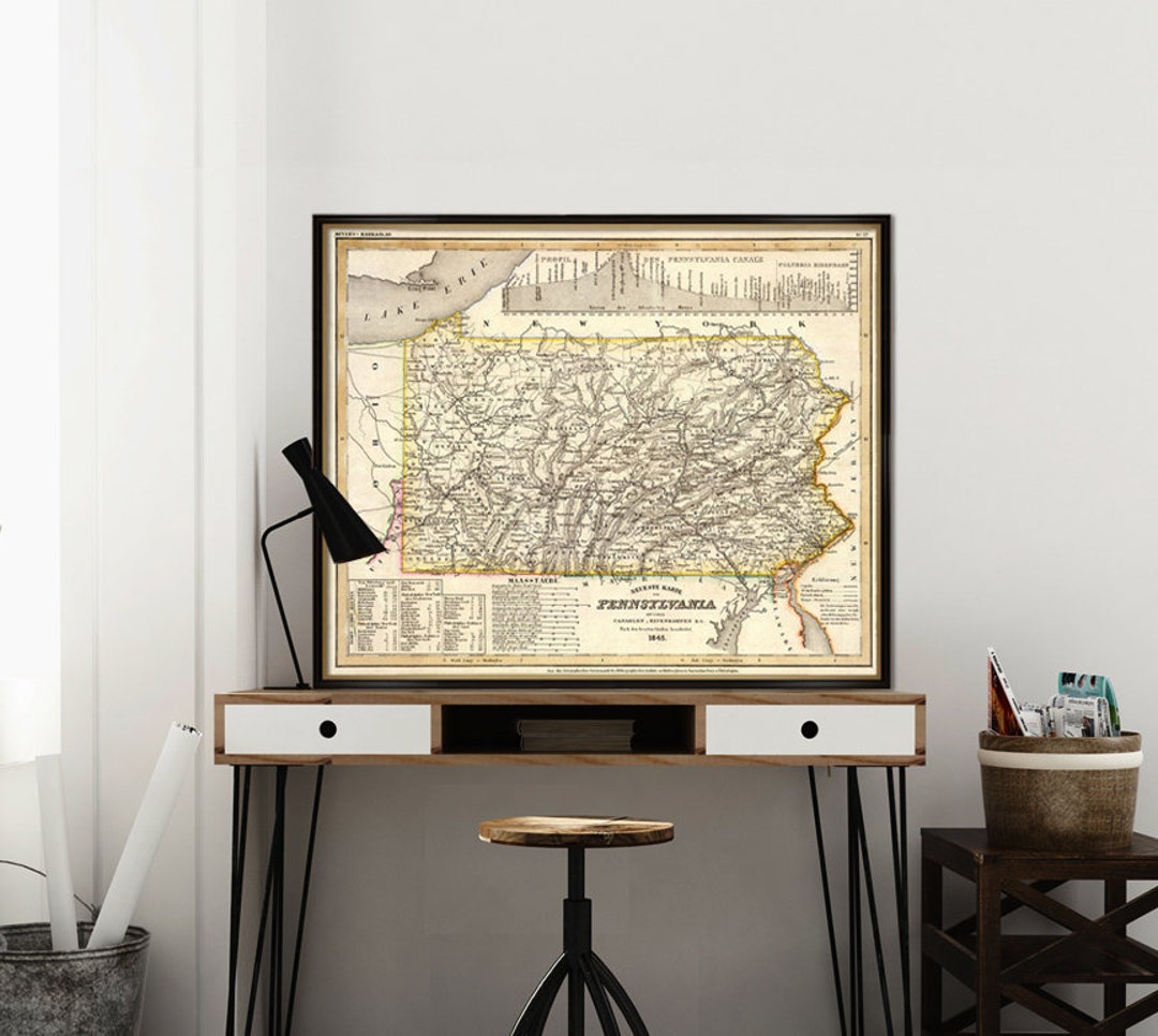 Map Of Old Pennsylvania