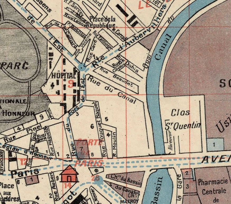 Saint Denis Paris Map United States Map